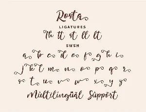 Rosta font