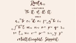 Rosta font