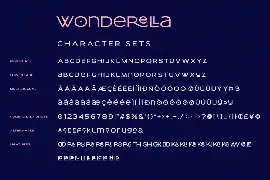 Wonderella - Stylish Ligatures Sans font