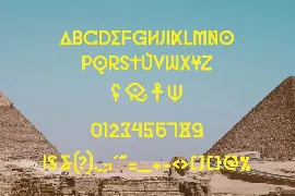 Horus - Egypt Style Font