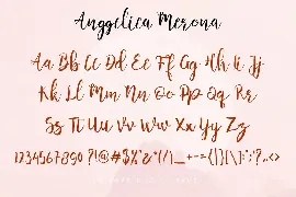 Anggelica Merona - Brush Script font