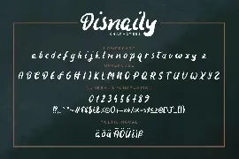 Disnaily Handdrawn Advertisement Font