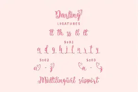 Darling font