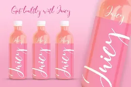 Saturated - Beautiful Script font