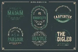 Whisholder Vintage Advertisement Font