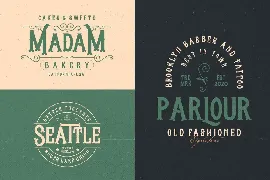 Whisholder Vintage Advertisement Font