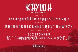 Kayooh Japanese Business Font