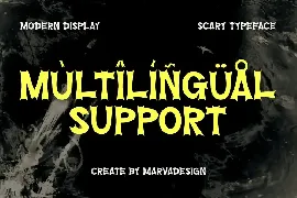 Hellwild - A Modern Spooky Font