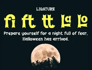 Hellwild - A Modern Spooky Font