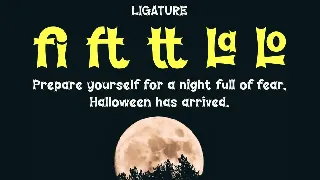 Hellwild - A Modern Spooky Font