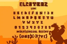 Elcatraz Line font