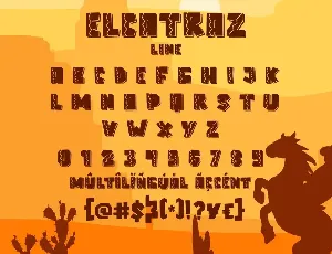 Elcatraz Line font