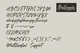 Belliocah font