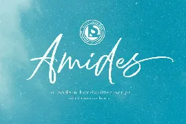 AMIDES - Handwritten Script font