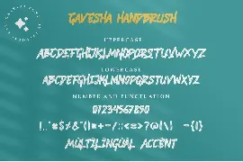 Gavesha font