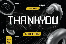 Detroid - Modern Futuristic Font