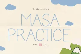 Masa Practice | A Handwritten Font