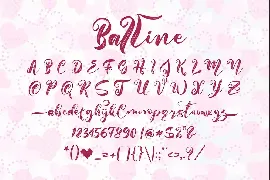 Balline font