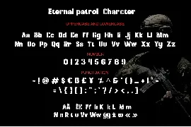 Eternal Patrol font