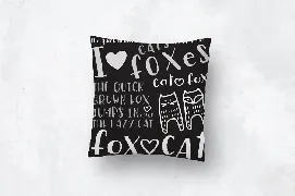 Fox Cat Hand Drawn Font