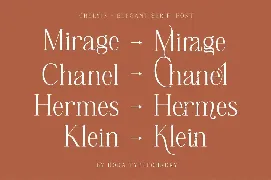 Chelvin Elegant Serif font