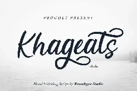 Khageats font