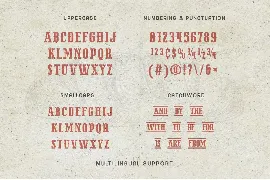 Bradrock - Vintage Slab font