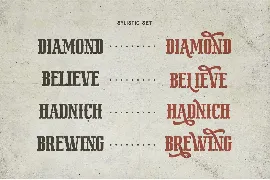 Bradrock - Vintage Slab font