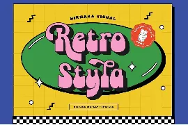 Retro Styla - Logo Font