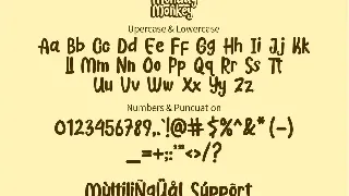 Monday Monkey font