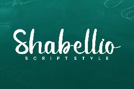 Shabellio - Script Font