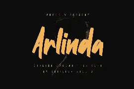 Arlinda - Stylish Handwritten Font