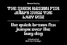 Klemer Display font