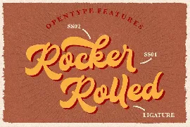 Klassik Style Retro Bold Script font