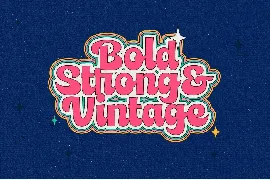 Vintage Bold Script Font