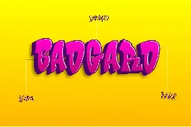 Bade Hoper - Layered Graffiti Font