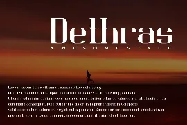 Dethras - Serif Font