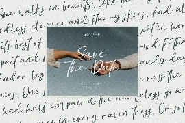 Notedinary - Script Calligraphy font