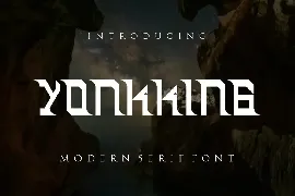 Yonkking font