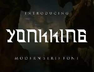 Yonkking font