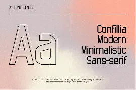 Confillia Sans Serif font