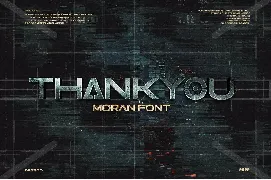 Moran - Modern Futuristic Font