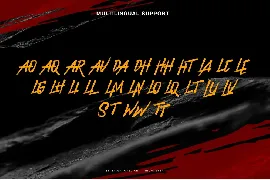 Flash Attack - Brush Style font