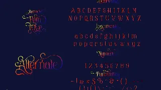 Rain Love font