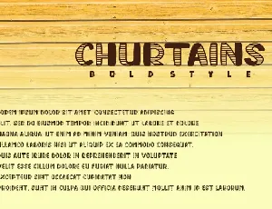 Churtains - Bold Display Fonts