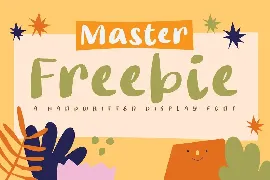 Master Freebie | A Display Font