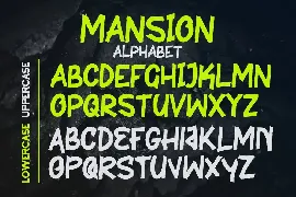 MANSION - A Modern Brush Font