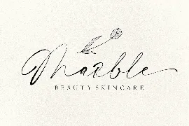 British handwritten Signature font