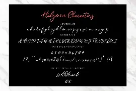 Halymon Signature Business Font