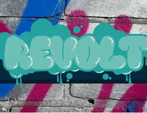 Chunky Bomb - Graffiti Font